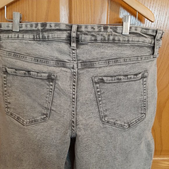 NWT!!!  Ava & Viv Acid Wash Shorts Grey - Picture 2 of 9